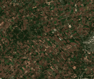 RGB map of farms using satellite imageries