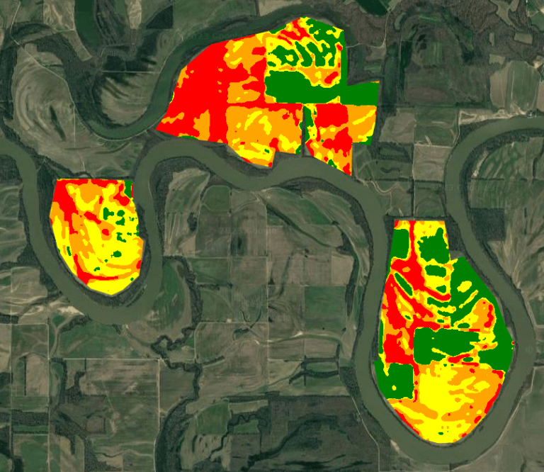 Satellites for Farm Fertility Zones, productivity & Yield Maps